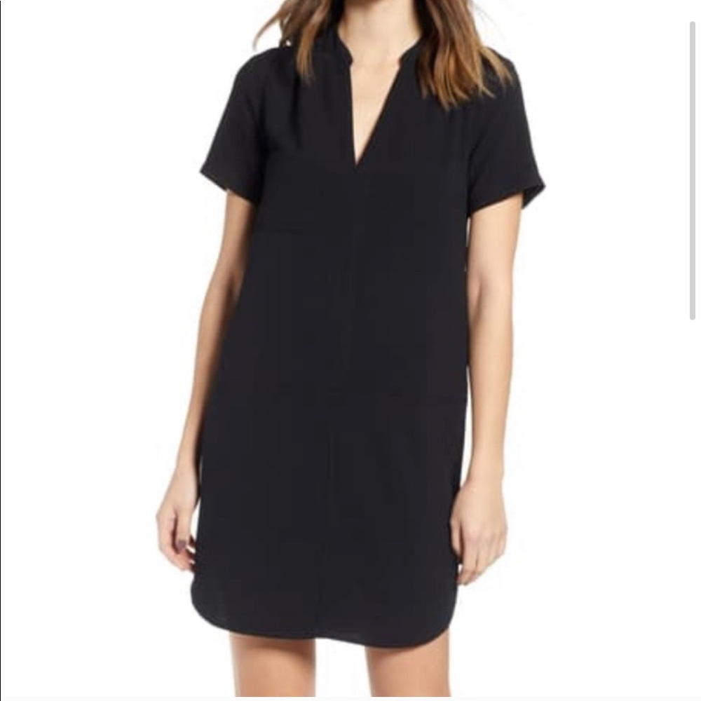 Black Lush Shift Dress